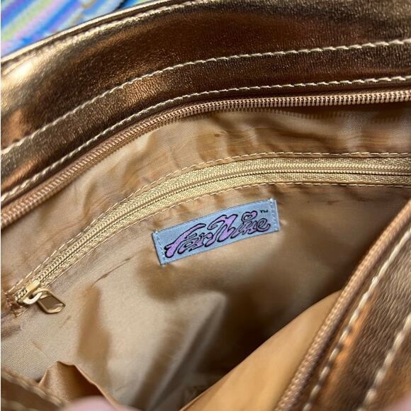 y2k Far Nine Bronze Clock Purse - Picture 10 of 12